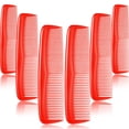 thumbnail image 1 of Juego de peines para el cabello de 12 piezas, peines de plástico fino de bolsillo para mujeres y hombres, peine de vestir fino (rojo) JAMW Sencillez, 1 of 5