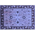 thumbnail image 1 of Ahgly Company Machine Washable Indoor Rectangle Oriental Blue Traditional Area Rugs, 8' x 10', 1 of 4