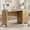 Oak, variant on Bestier 47" Computer Desk with Drawer, Modern Home Office Desk with Storage Cabinet, Fluted PC Study Writing Desk for Small Spaces, Oak