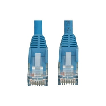 Cat6 Gigabit Snagless Molded UTP Ethernet Cable (RJ45 M/M), PoE, LSZH, Blue, 1 m - 3.28 ft Category 6 Network Cable for Network Device, Server, Switch, Patch Panel, Printer, Computer, Router, Photo...