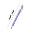 thumbnail image 4 of HAOAN Ballpoint Pen with Stylus Tip  Soft Touch Click Metal Pen  1.0mm Medium Point  Black Ink  10 Count, 4 of 5