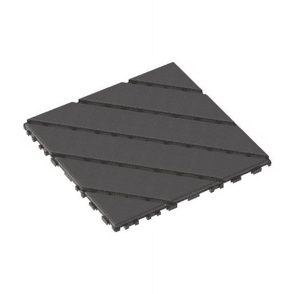 Plastic Interlocking Deck Tiles,44 Pack Patio Deck Tiles,12"x12" Square Waterproof Outdoor All Weather Use, Patio Decking Tiles for Poolside Balcony Backyard, Grey