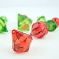 thumbnail image 4 of 6" Red and Green Diamond Shaped Home Decor Table Gems, 4 of 4