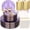 Purple Gold, variant on 350 Pcs Clear Gold Plastic Plates, Hammered Disposable Dinnerware Set with Gold Silverware, Cups, and Napkins for Party, Catering, and Events