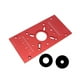 thumbnail image 2 of Placa base de inserción para sierra de mesa de fresadora M8, placa abatible para fresadora, fresadora de elevación manual Rojo, 2 of 8