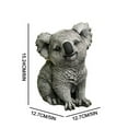 thumbnail image 4 of Resin Koala Garden Statue - Handcrafted Durable Resin, Weather-Resistant, 6x5 Inch, for Yard/Outdoor Decor, Unique Gift for Holidays, Frost/Rain/Sun Resistant, 4 of 6