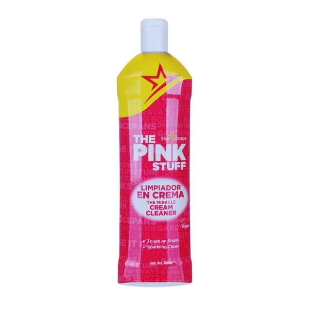 Crema Limpiadora The Pink Stuff Star Drops rosa 500 ml