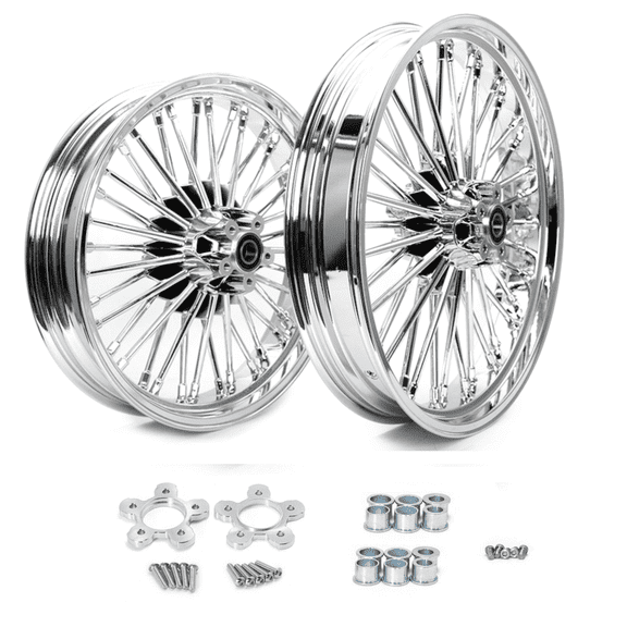 21x3.5 16x3.5 Fat Spoke Wheels for Harley Touring Bagger Road King Glide