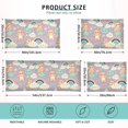 thumbnail image 2 of Cartoon Bear and Cloud Rainbow Plush Pillow Cases Queen Size Ultra Soft Warm Pillowcases with Zipper 20"x30", 2 of 9