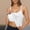 White, variant on Miorin Women Double Spaghetti Strap Scoop Neck Tank Tops with Built-in Padded Bra, Modal Loose Flowy Wireless Shelf Bra Undershirt, Solid Layering Cami for Yoga Workout Summer Daily Casual, Blue L