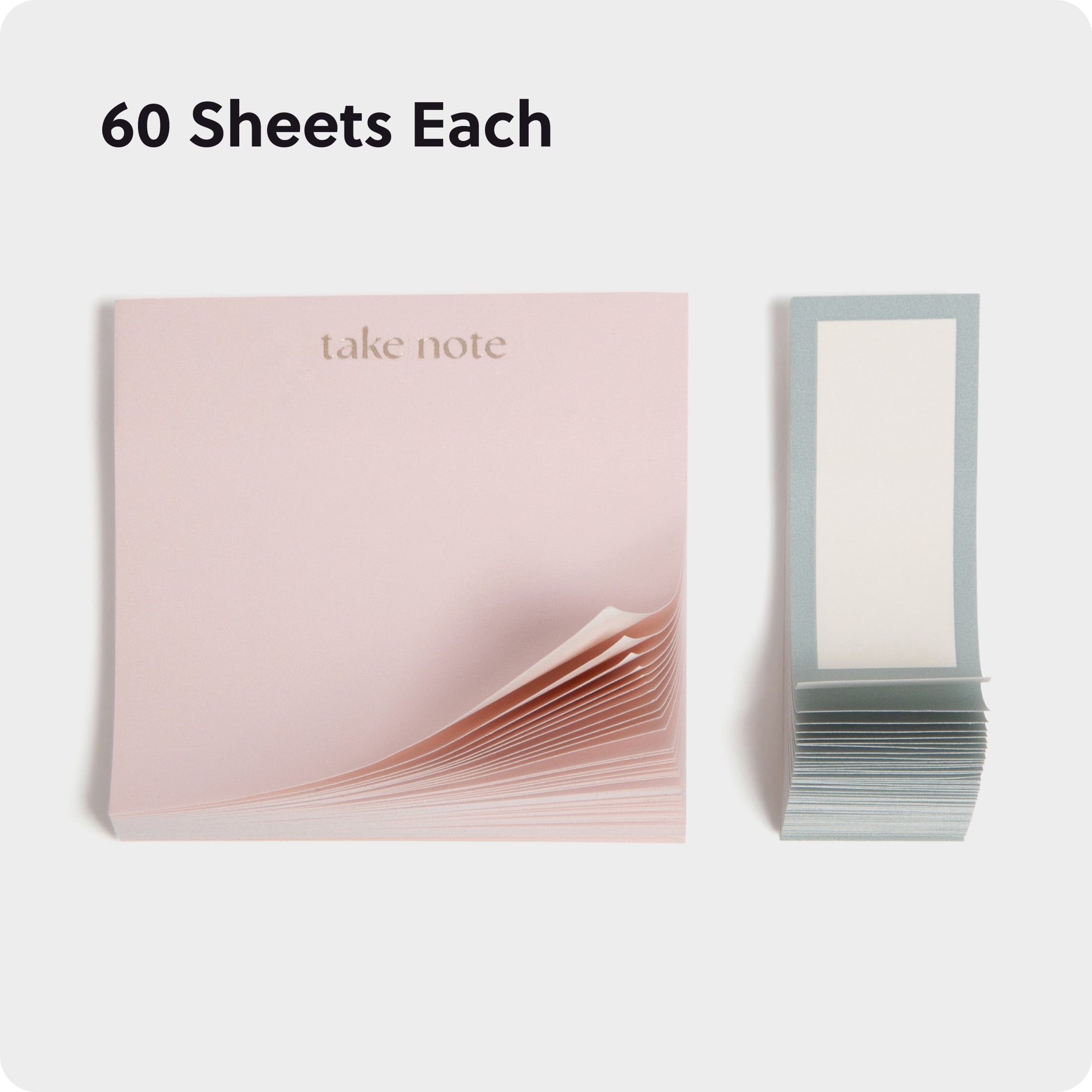 U Brands Sticky Notes and Tabs, Set of 4, 60 Sheets Each, Folklore Fauna