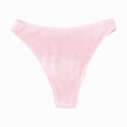 thumbnail image 6 of HCNTES Low Waisted Bikini Bottom for Women - Cheeky Basic Bathing Swimsuit Swim Briefs(Pink,M), 6 of 6