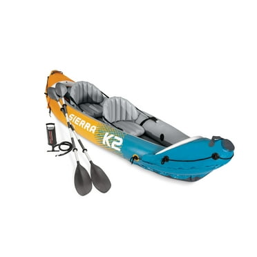 Intex Sierra K2 2-Person inflatable kayak with accessory kit, oars and hand pump - Walmart Exclusive Colors!