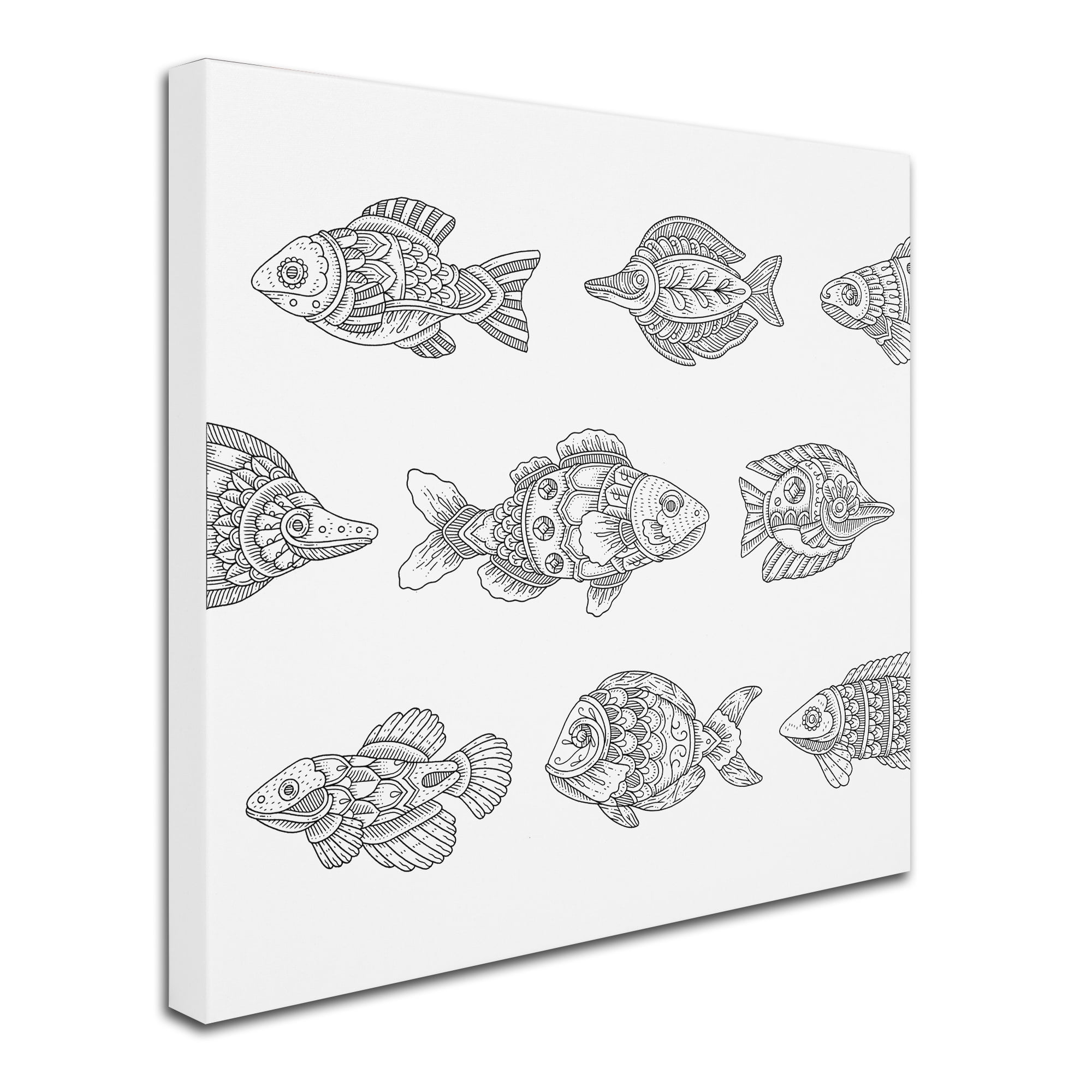 Trademark Fine Art "Spirit Animals 1" Canvas Art by Filippo Cardu