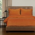 thumbnail image 4 of SIScovers Mixology Padma 3 Piece Bed Cap Comforter Set with Sewn Corners Orange California King, 4 of 5