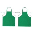 thumbnail image 4 of LITINKIMI 2Ud Delantal Impermeable De Trabajo Con Bolsa Grande Estilo Halter Para Cocina Y Restaurante Verde, 4 of 8