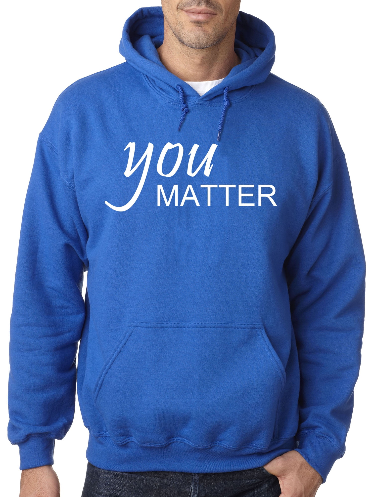 you matter hoodie blue