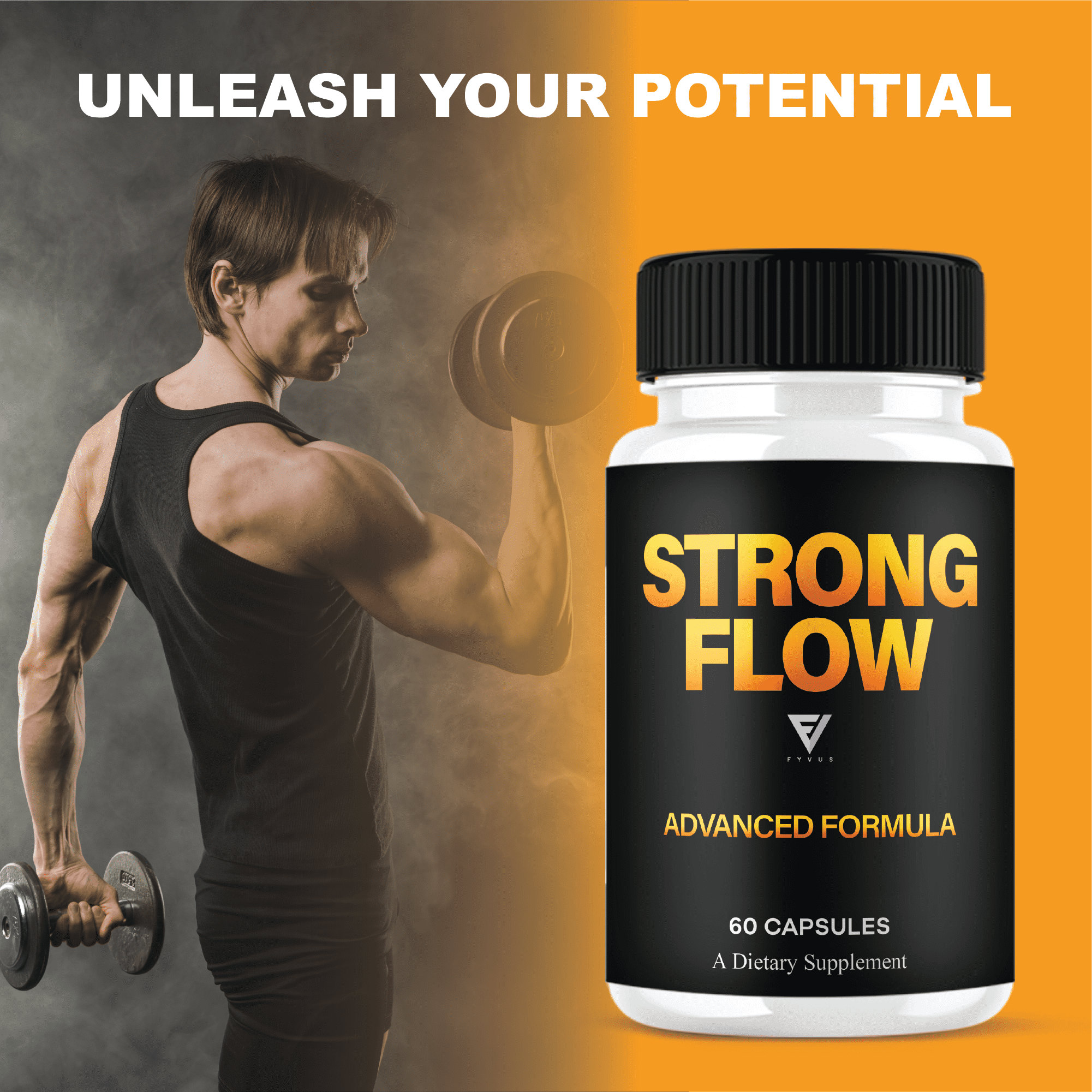 (3 Pack) Strong Flow Prostate Capsules, StrongFlow Max Formula (180 Capsules)