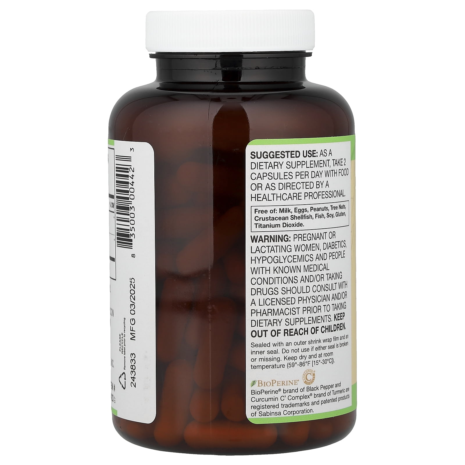 Vitacost Root2®, Turmeric Extract Curcumin C3 Complex®, 120 Capsules