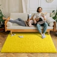 thumbnail image 6 of Softlife Super Soft Rug For Living Room Fluffy Rugs For Dorm Room Cute Plush carpet For Bedroom,8' x 10',Yellow, 6 of 7