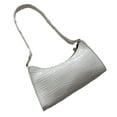 thumbnail image 1 of ZheElen Sac de Magasinage Résistant à la Décoloration pour Besoins Quotidiens à la Mode Durabilité PU Sac de Magasinage Exquis Sac Rétro Blanc, 1 of 1