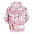 thumbnail image 3 of HELLO KITTY Hoodie with Pocket Anime for Men Women Couple Gift, 3 of 7