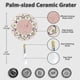thumbnail image 3 of Juego de platos ralladores de ajo de cerámica hechos a mano con accesorios, 3 of 7