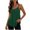 *Green, variant on VBVC Women's Adjustable Strap Crew Neck Camisoles , Ladies' Lightweigh Curved Hem Tank Tops , Casual Summer Sleeveless Shirts For Women,Beige,S-2XL