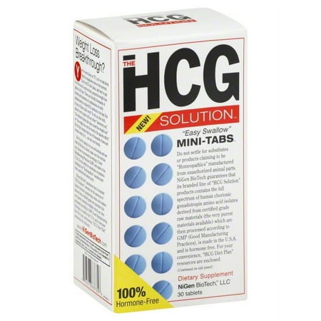 Ni Gen Bio Tech HCG Solution Mini-Tabs, 30 ea