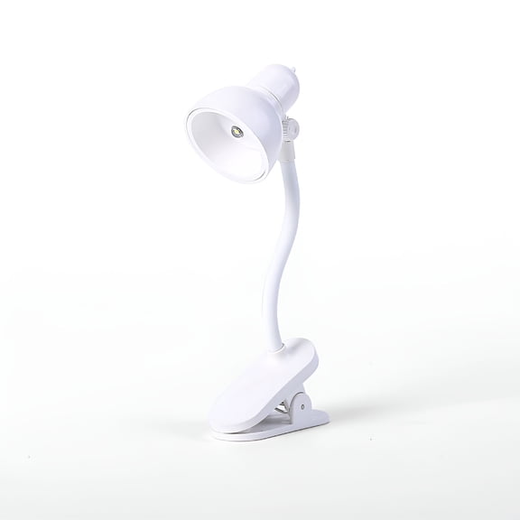HIBIBUD Mini Clip Small Table Lamp,Desk Lamp Clip On Light Flexible Gooseneck Battery Operated Reading Lamp with Clamp for Desk,Headboard and Computers Clip Reading Lamp Household Night Light