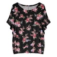 thumbnail image 3 of YDLCAFD Easter Women's Oversized T-Shirt with Batwing Sleeves Short Sleeve Tops, 3 of 4