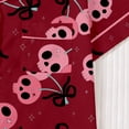 thumbnail image 6 of MEZZALL Women Halloween Print Pajama Set Lapel Collar Button Closure Chest Pocket Short Sleeve Tops With Elastic Waist Shorts Loungewear Sleepwear For Holiday 2 Piece Holiday Pjs, 6 of 9