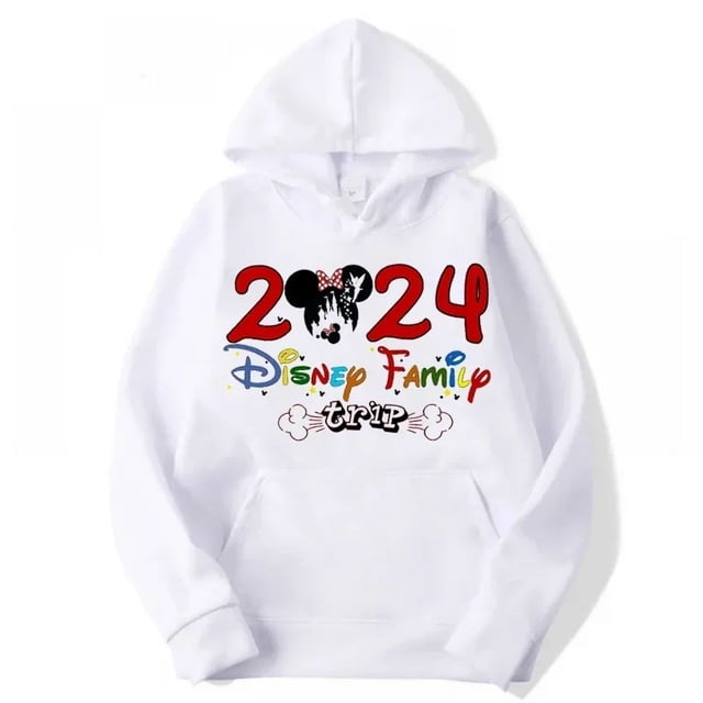 Sudaderas con capucha de dibujos animados de Disney para hombre, ropa holgada con estampado de Anime de bolsillo, Jersey Popular de otoño e invierno 2024