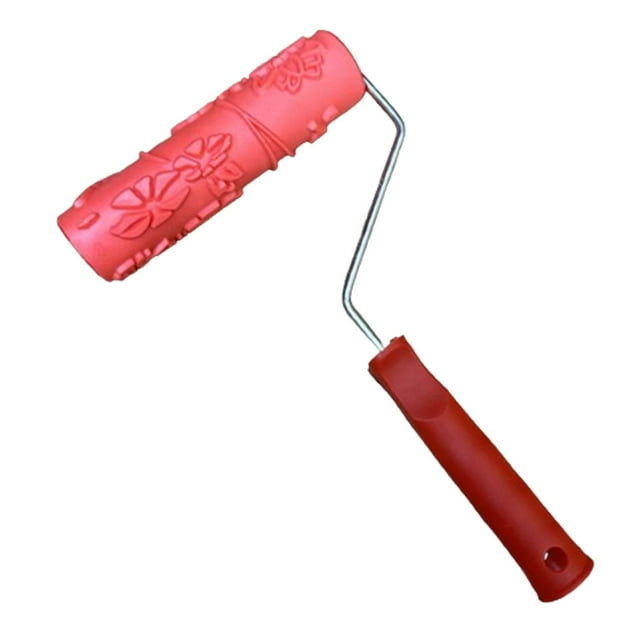 DOLITY 178mm Texture Rubber Paint Roller Brush Accessory for Ceiling Wall Painting Style B