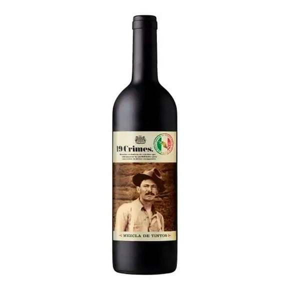 Pack de 6 Vino Tinto 19 Crimes Mezcla de Tintos 750 ml