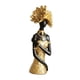 thumbnail image 5 of Estatua de africana, adorno de colección, decoración, regalo de cumpleaños, escultura, figura de resina para centros de mesa y dormitorio. Longitud 8 cm, 5 of 9