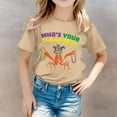 thumbnail image 2 of Chemises à Manches Longues pour Filles, Chemise à Sequins Inversée 5t, Chemise Décontractée Imprimée à Col Rond, T-Shirt à Manches Courtes, Chemise Décontractée, 2 of 5