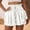 White, variant on OIUUAK Linen Shorts Women Flowy Shorts For Women Casual Shirred Elastic Shorts High Waisted Shorts Ruffle Shorts Athletic, relaxed fit shorts women, shorts for summer, summer shorts