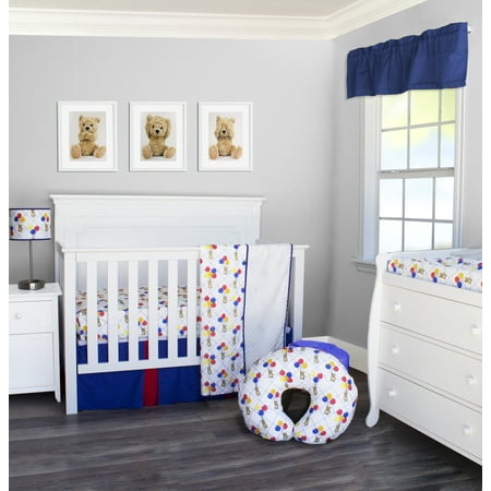 Pam Grace Creations Classic Teddy Bear 3 Piece Crib Bedding Set