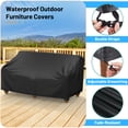 thumbnail image 5 of Patio Furniture Covers, 4 Piece Outdoor Furniture Covers Waterproof, 420D Heavy Duty Tear-Resistant, with Windproof Buckle Strap and Adjustable Drawstring, 5 of 7