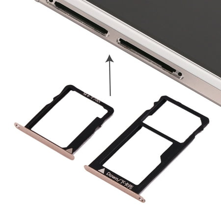 Image of For Huawei Honor 5X / GR5 Micro SIM Card Tray + Nano SIM & Micro SD Card Tray