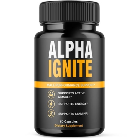 Alpha Ignite Advanced Formula Pills All Natural Vitamin Supplement AlphaIgnite 60 Capsules