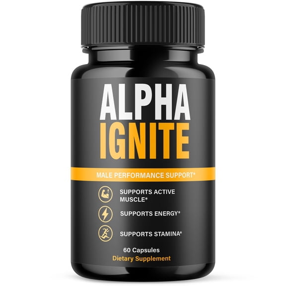 Alpha Ignite Advanced Formula Pills All Natural Vitamin Supplement AlphaIgnite 60 Capsules