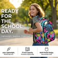 thumbnail image 7 of SCRAWLGOD Tractor Splash Pattern Lightweight Backpack Large Capacity 17 inch Laptop Bag for Teen Girls Boys Multi-Pocket Daypack Portable School Backpack, 7 of 7