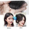 thumbnail image 3 of SURJDE Fringe Clip In Hair Side Clip In Bangs 2Pcs Clip In Fringe for Women 9.8 Inch Long Natural Looking Fake Bangs Fringe Hair Extensions Natural Hair Pieces for Women Clip In Black, 3 of 6