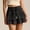Black, variant on Tqcoqu Women's A Line Ruffle Layered High Waisted Flowy Mini Skirt Casual Lightweight Elastic Drawstring Waist,White,Women's S-XL