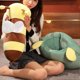 thumbnail image 4 of Stuffed Turtles Bees Plush Toys Animal Plush Hugging Pillows Cute Plush Doll for Home Bedroom, 4 of 5
