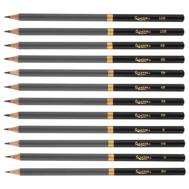 Cezanne Graphite Drawing Pencils Set - Assorted Set of 12 Cezanne Graphite Drawing Pencils Set - Assorted Set of 12