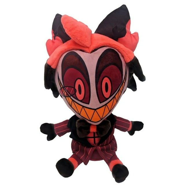 Hazbin Hotel Plush Alastor Toy Doll Hell Plush Toy Doll Kids Figure Stuffed Pillow for Boys and Girls