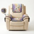 thumbnail image 2 of TSOVTHRID Hummingbird Butterfly Daisy Watercolor Print Recliner Slipcovers, Removable Non-Slip Lazyboy Couch Chair Cover Armrest Pad with Storage Pockets, Furniture Protector for Living Room(4 Pcs), 2 of 7